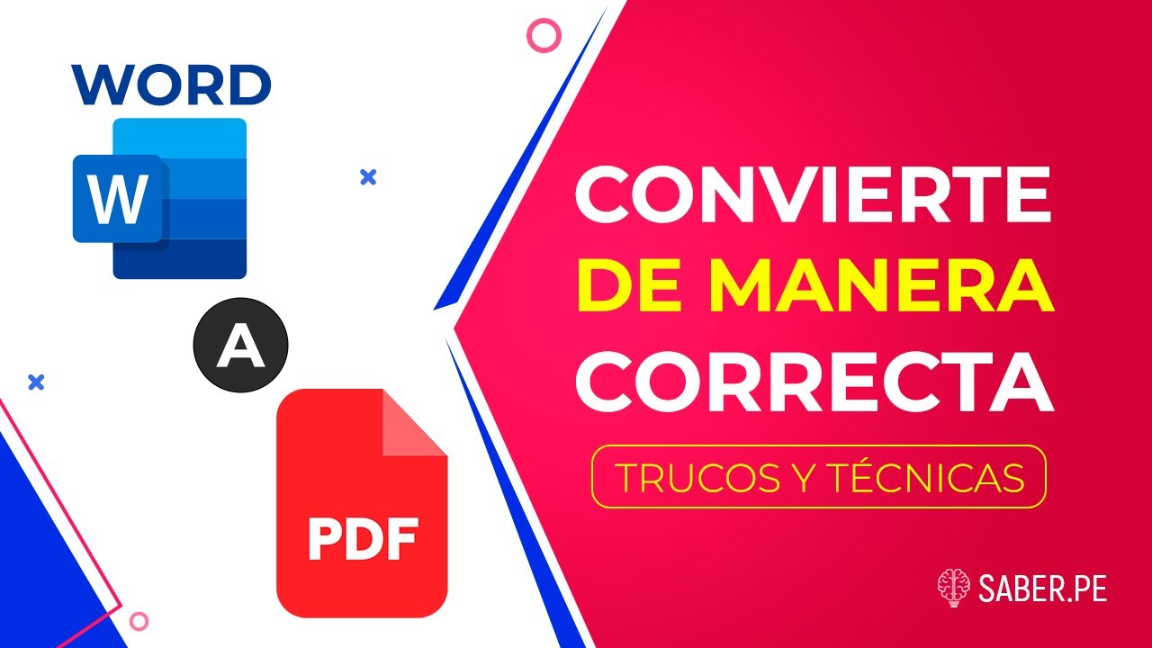 ⚡CONVIERTE DE WORD A PDF💎 de manera PROFESIONAL | #office2024