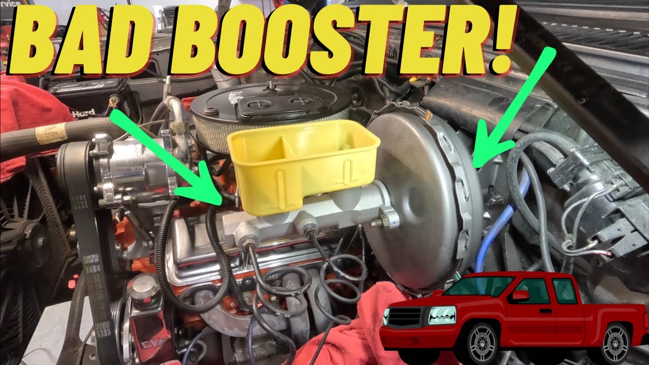 Rock Hard Pedal!  Brake Booster & Master Cylinder! 83' Chevy C10 350 SBC