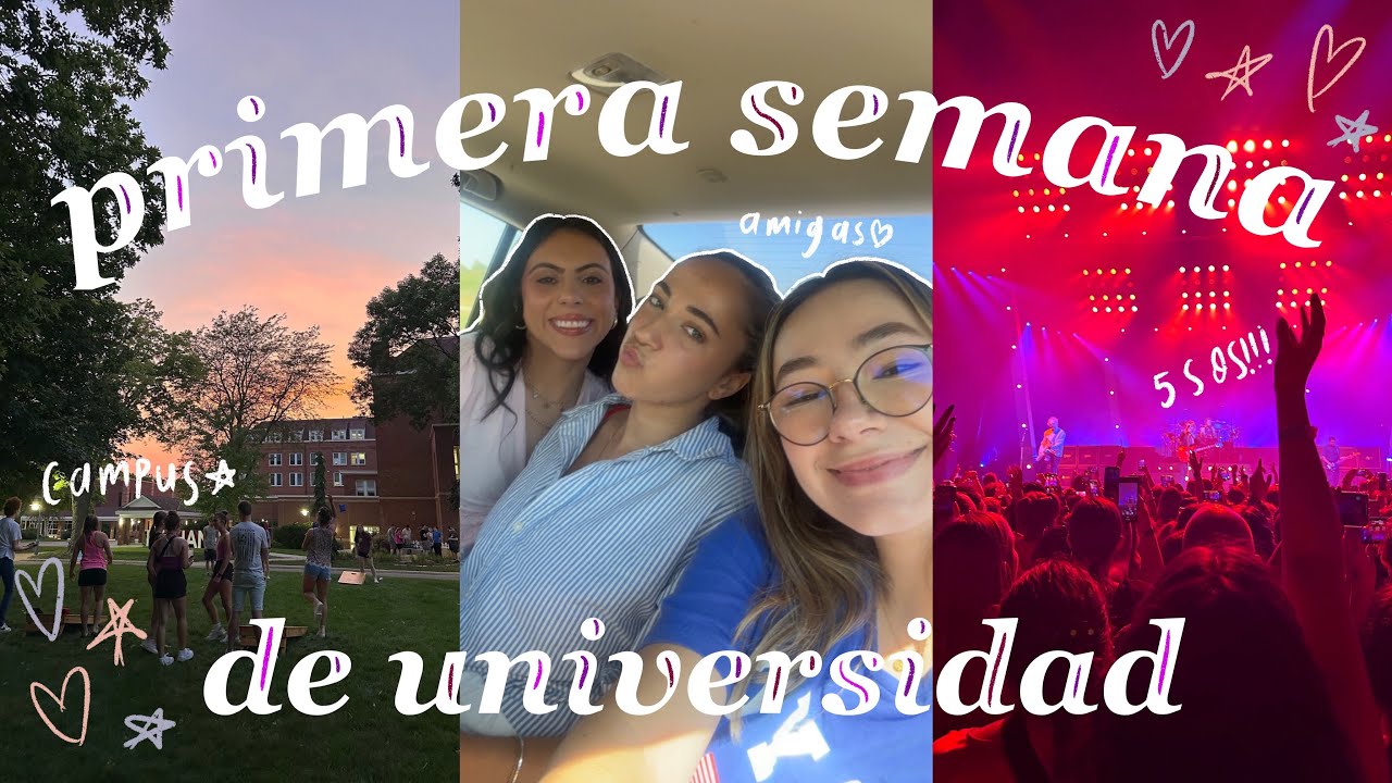 PRIMERA SEMANA DE UNIVERSIDAD EN USA