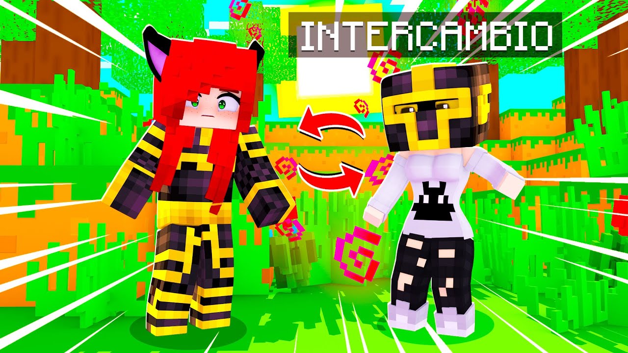 😱 Minecraft Pero Massi y Sel intercambian sus cuerpos en MINECRAFT TROLL !!!