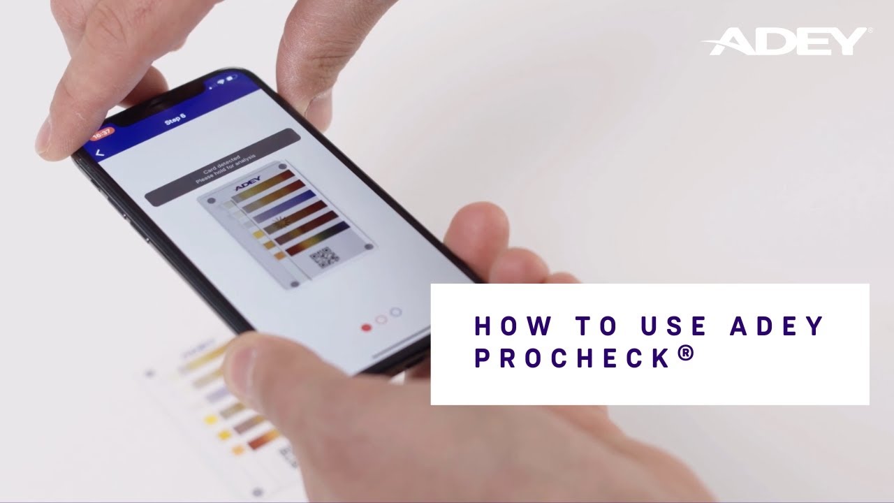 How to use ADEY ProCheck®