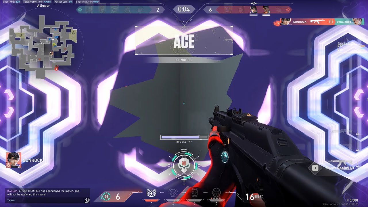 hah, alright (1v5 ace) (gold-plat lobby)