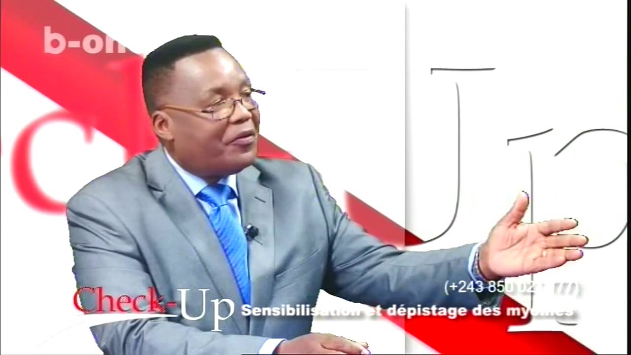 Myomes, Dr Antoine Modia avec Patricia Panzu dans Check Up