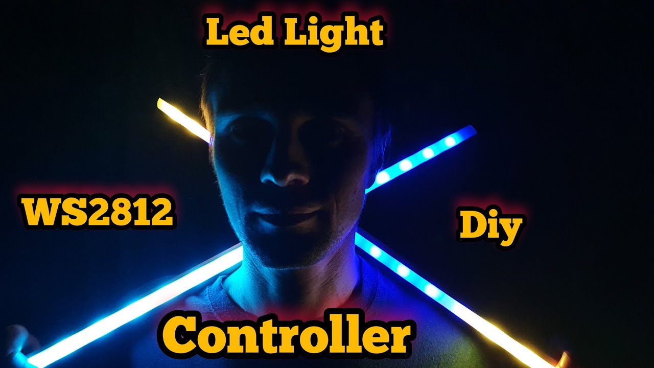 Аккумуляторный RGB свет на адресных светодиодах WS2812 с разными эффектами