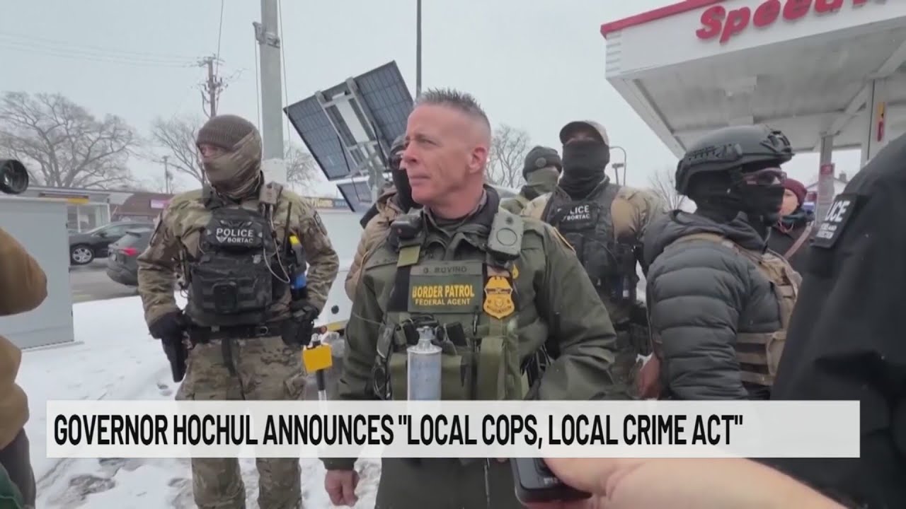 Governor Hochul announces 'local cops, local crime act'