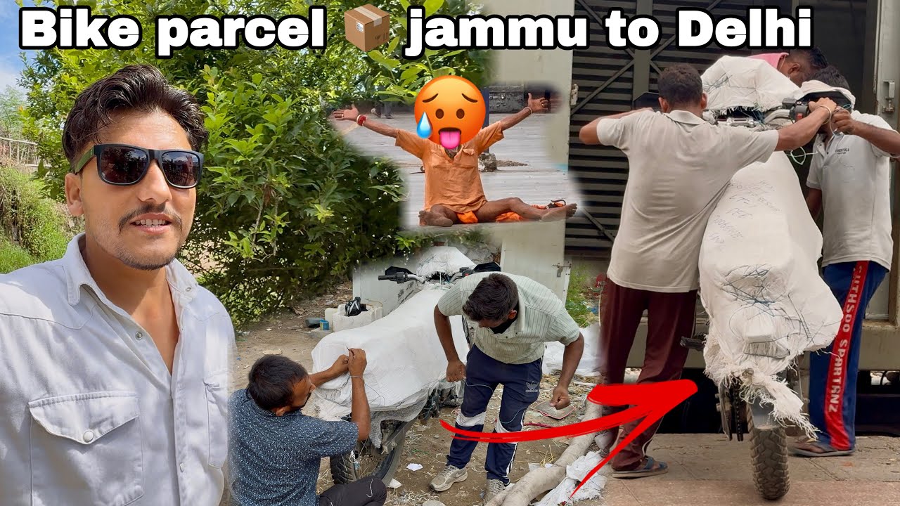 finally nikal Gaye 100 days travelling series keliye 🥰 BIKE PARCEL 📦 wala Scam 🥵