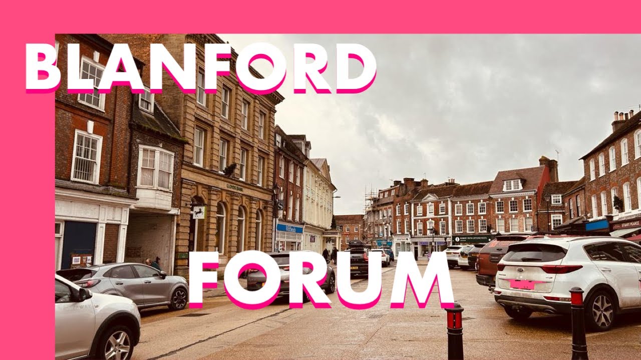 WINTER | STROLLING AROUND BLANDFORD FORUM | 4K ASMR