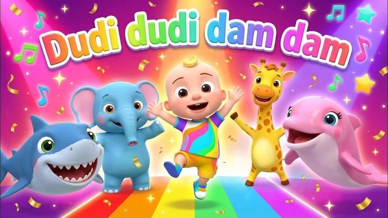 Dudi Dudi Dam Dam Dance 💃 | doodi doodi dam dam |Best Kids Dance Song animal dance