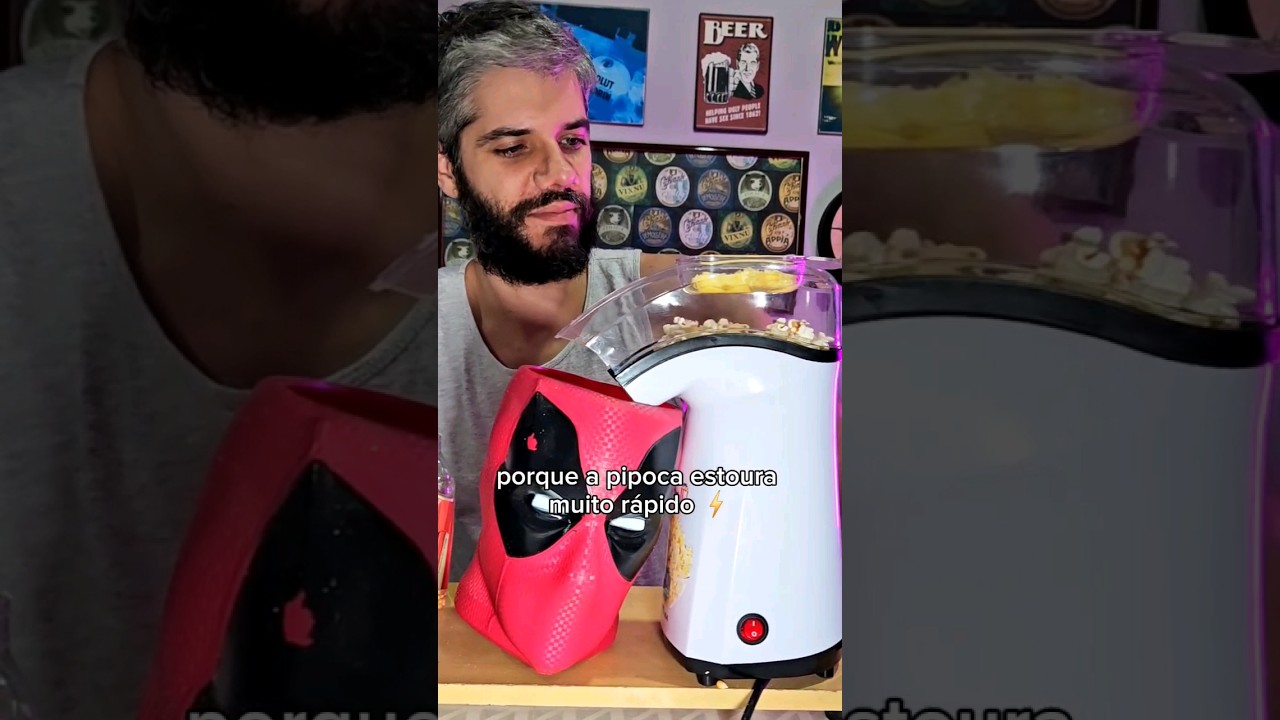 I tested the electric popcorn maker 🌽