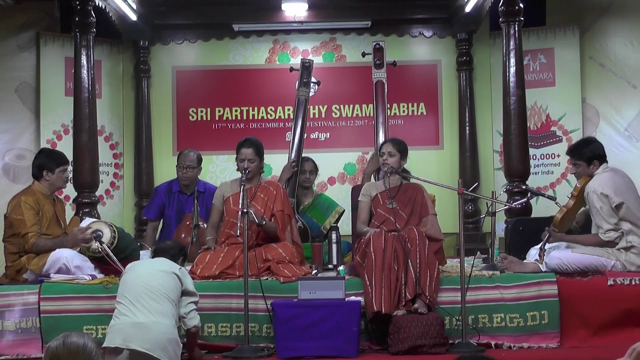 Akkarai Sisters l Vocal l December Music Festival 2017 l Sri Parthasarathy Swami Sabha
