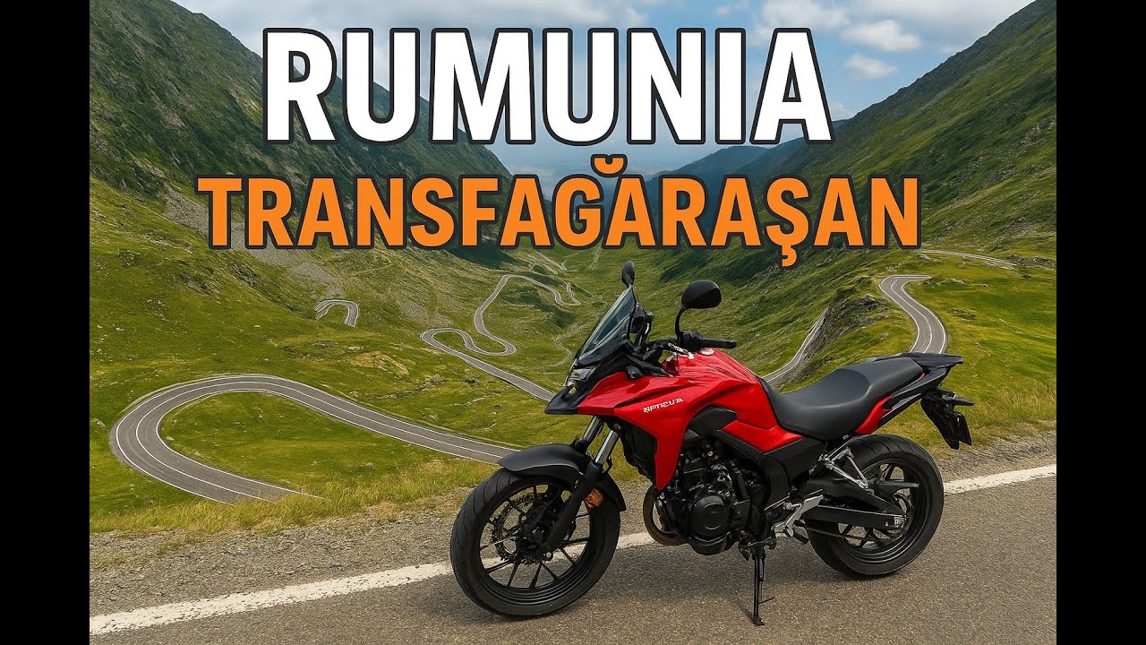 Rumunia Transfogaraska 1/3 na Honda NX500