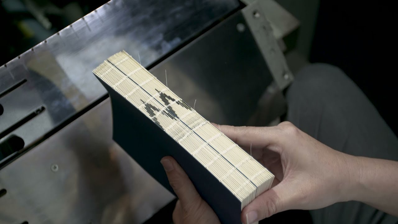 かがり機／市谷の杜 本と活字館 活版印刷映像アーカイブ その10