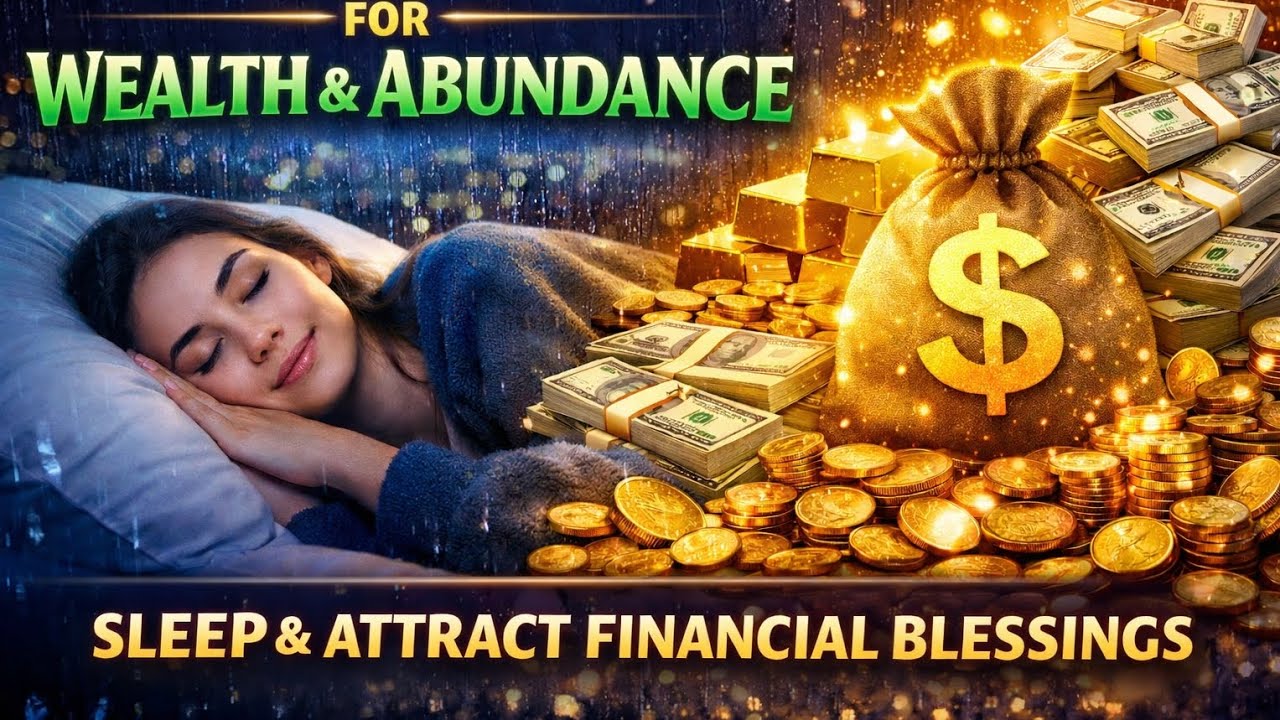 Rain Sounds for Deep Sleep 🌧️ Relax Your Mind & Attract Wealth and Abundance