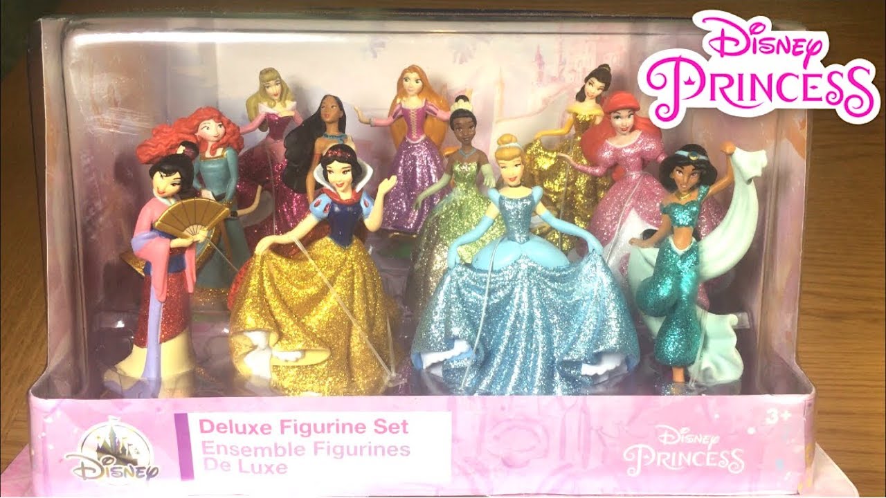 Disney Princess Deluxe Figurine Set Review and Unboxing - Disney Princess Toys