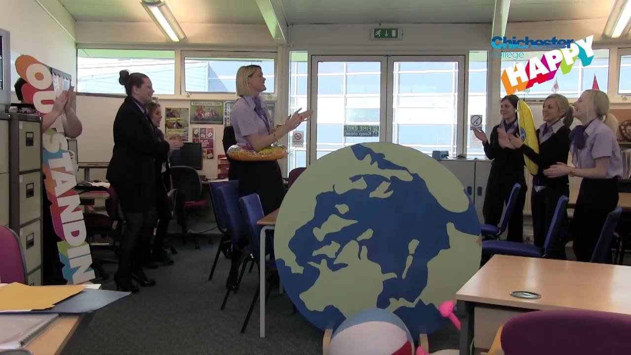 Chichester College 'Happy we are OUTSTANDING!'