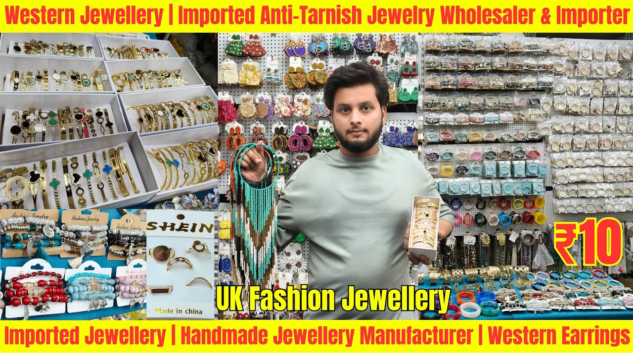 Korean AntiTarnish Jewelry Wholesale Delhi | Western Jewellery Wholesale Market | Handmade Jewellery