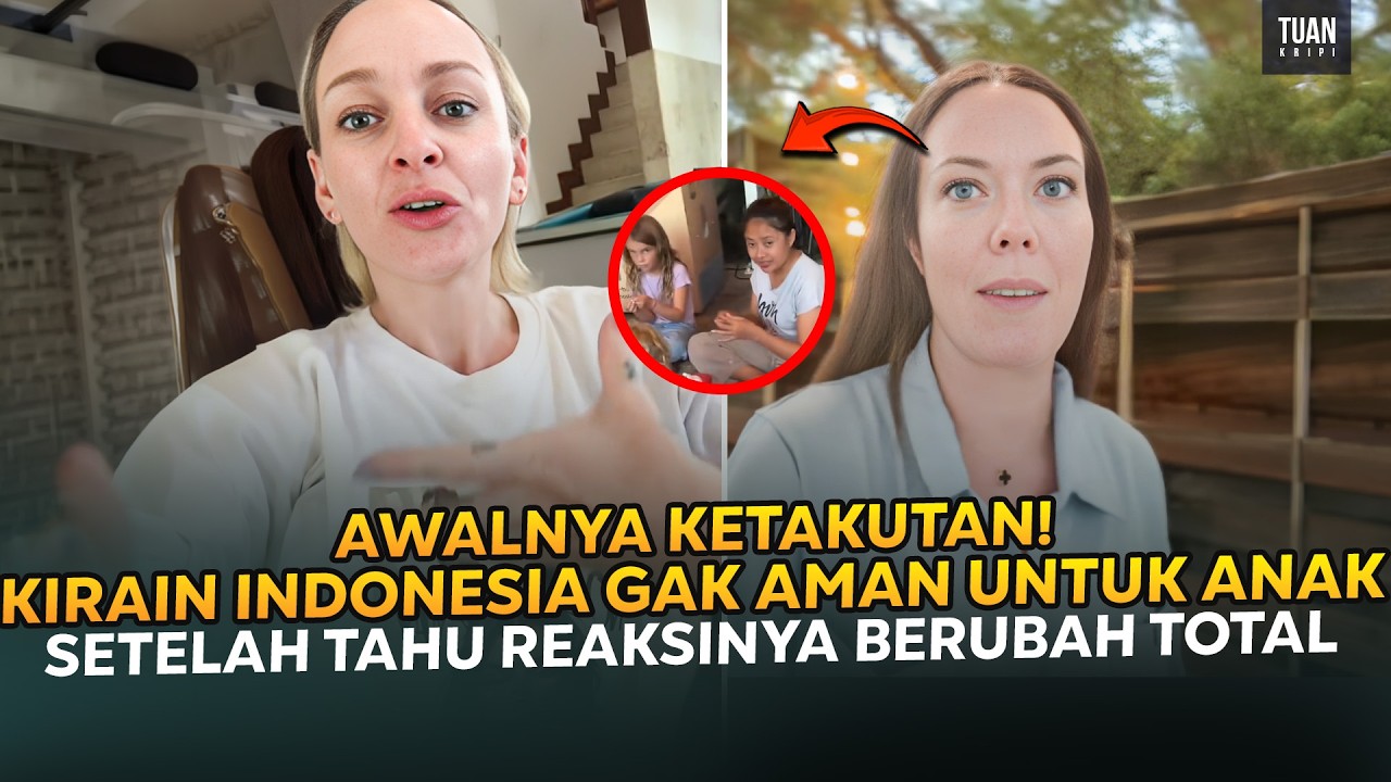 AWALNYA KETAKUTAN! Dikira Indonesia Gak Aman Untuk Anak! Setelah Tahu Reaksinya Berubah Total