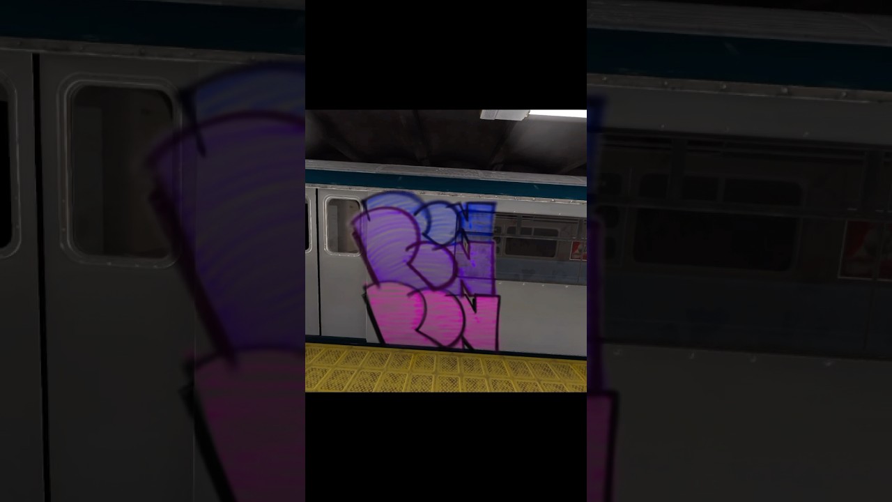 VR throw up #vrgames #toy #graffiti #digitalart #metaquest3  #painting #kingspray