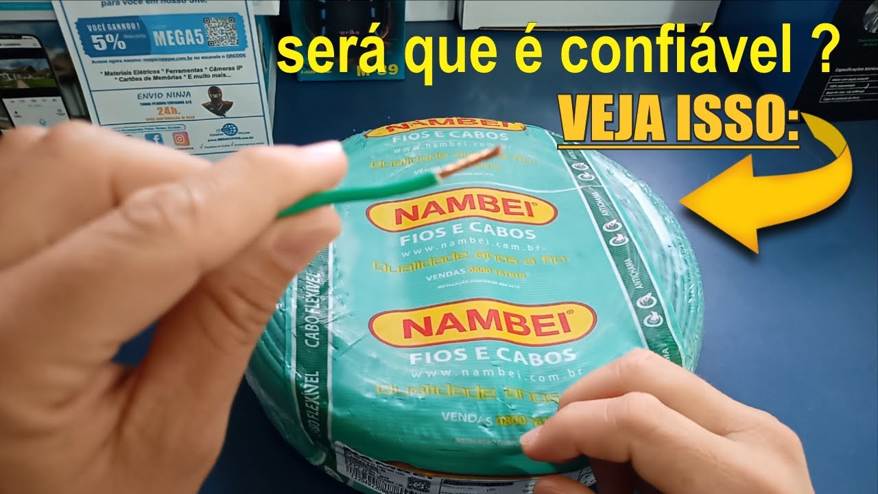 fios e cabos NAMBEI é bom