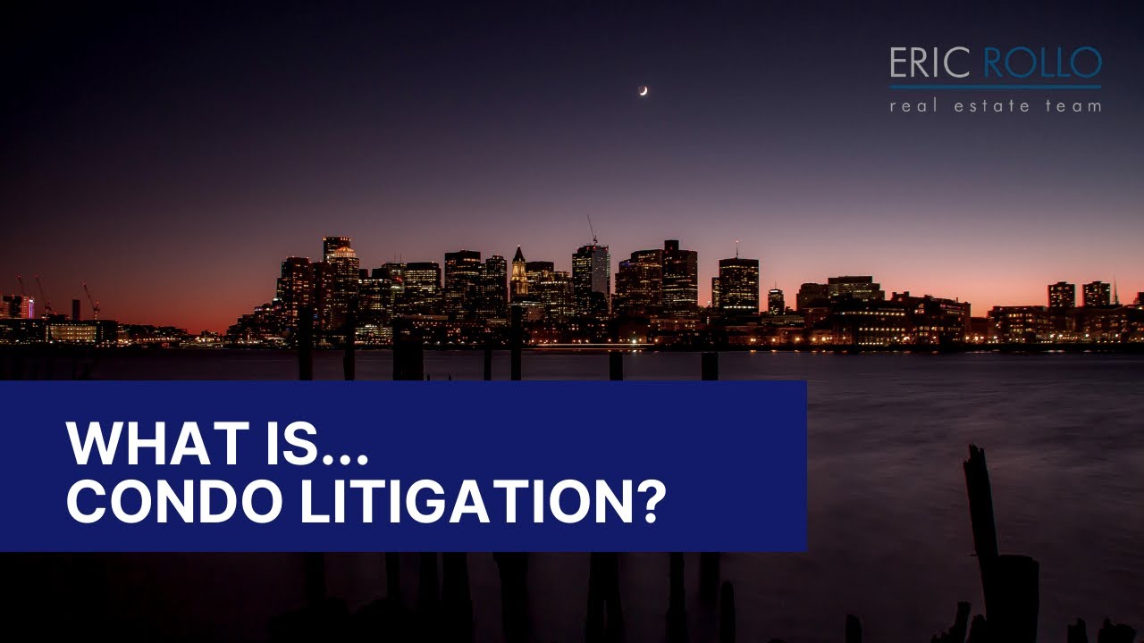 What is condo litigation?