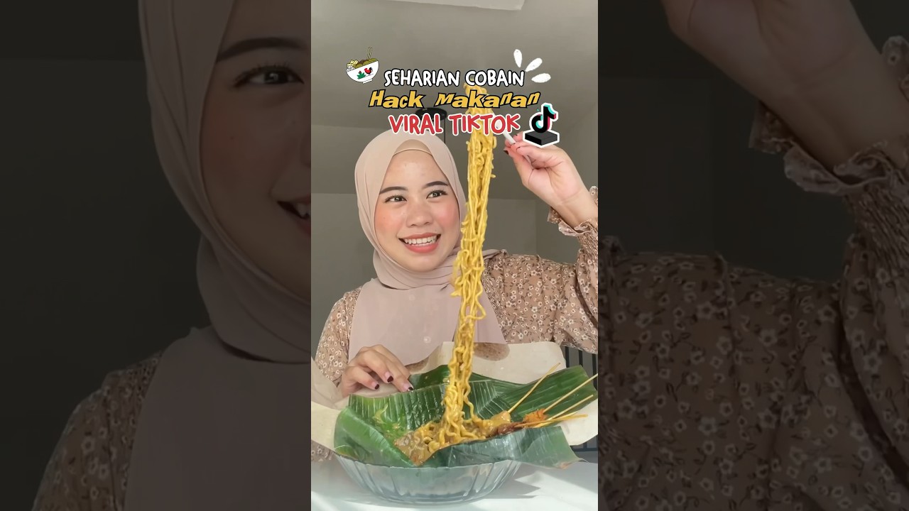 SEHARIAN NYOBAIN HACK MAKANAN VIRAL DI TIKTOK