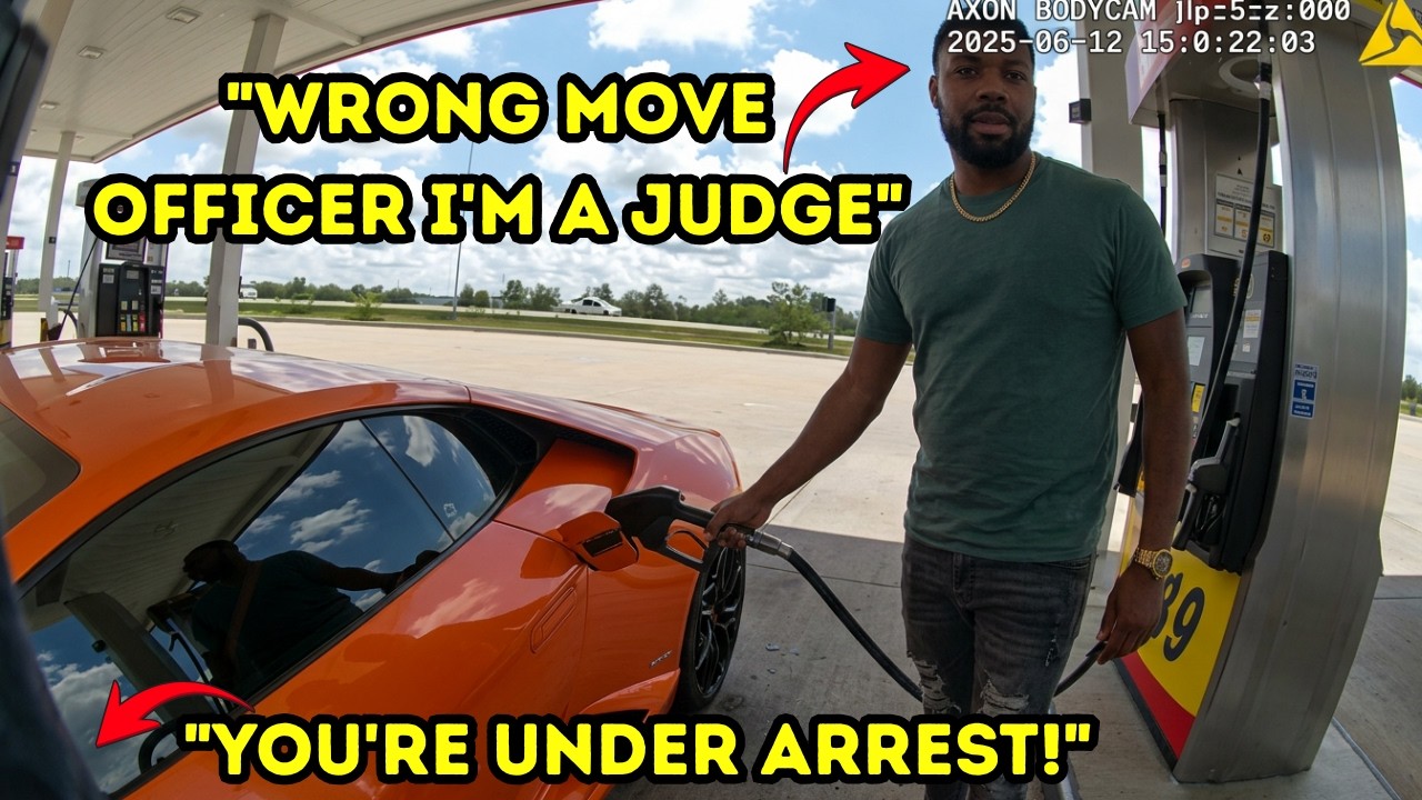 Officer Stops Black Judge’s Lamborghini at Gas Station — $10M Lawsuit Changes Everything