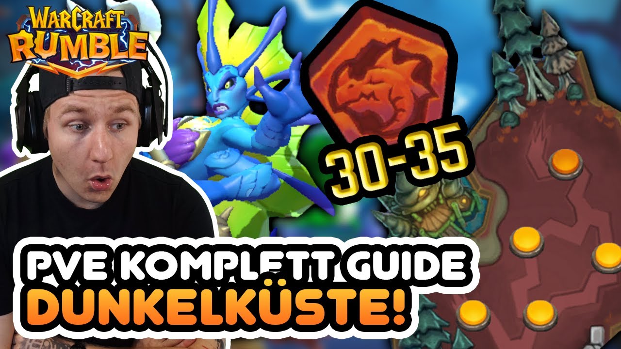 😱🔥 DUNKELKÜSTE EASY SCHAFFEN! PVE KOMPLETT GUIDE!  🏹 Warcraft Rumble Deutsch