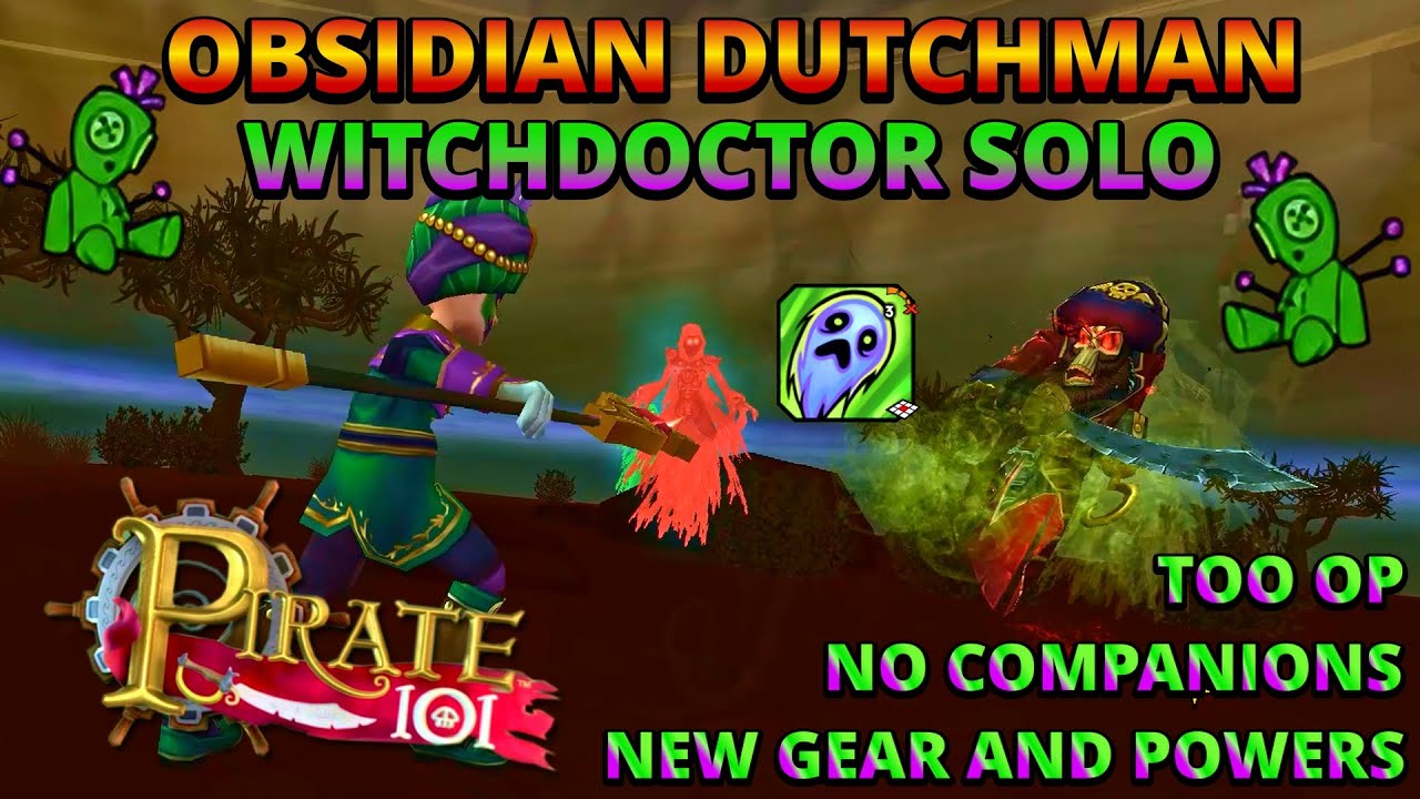 Trying New OP WitchDoctor Gear Builds Powers Pirate101