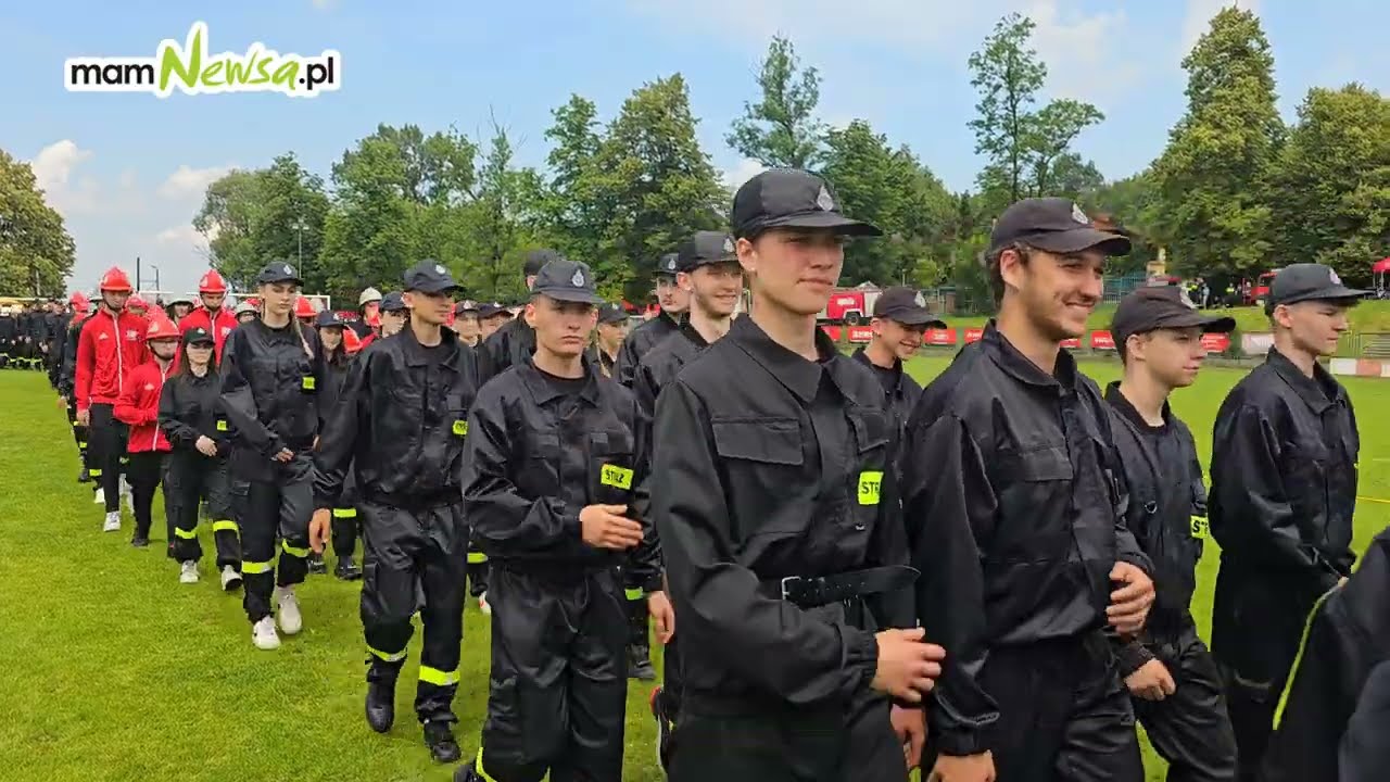 Zawody strażackie na stadionie
