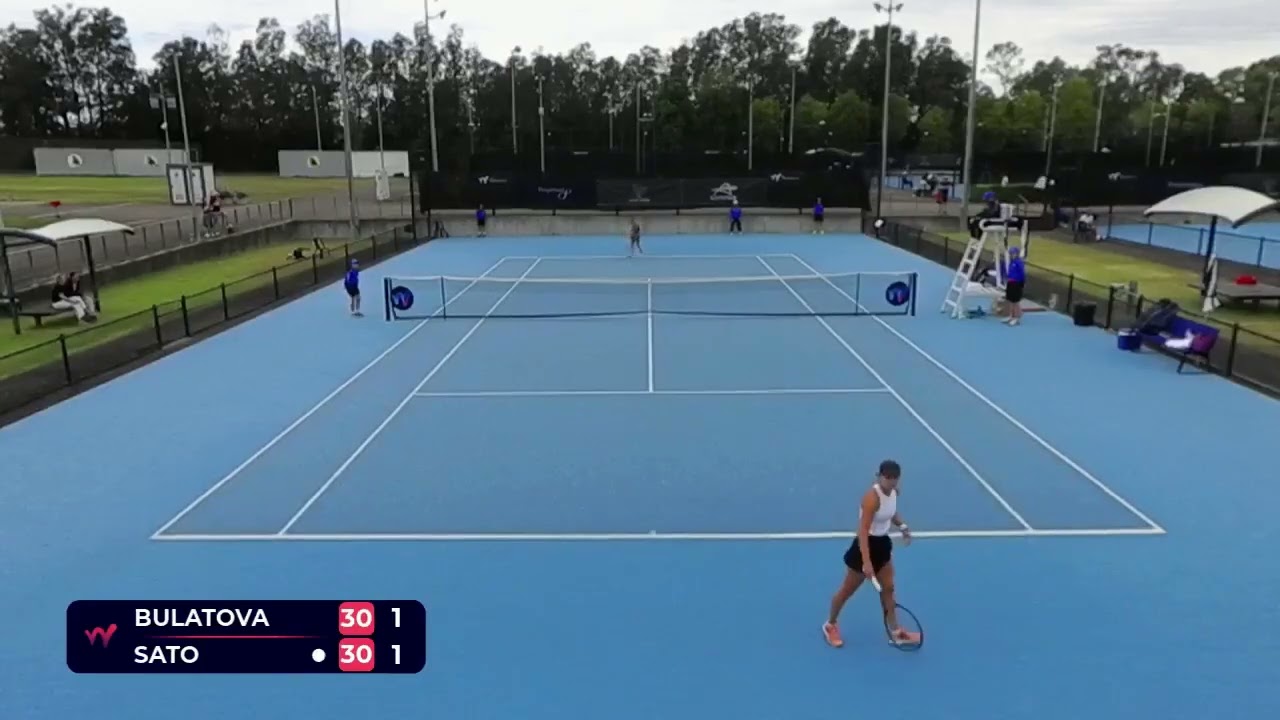 Arina Bulatova 4 vs Naho Sato 12 JPN Q16 W75 Sydney 16 November 2025 Australia