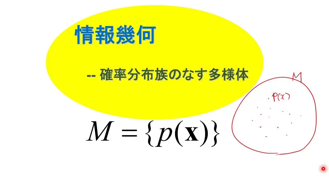 物理屋のための機械学習講義「情報幾何 - 入門と応用」part 1/2