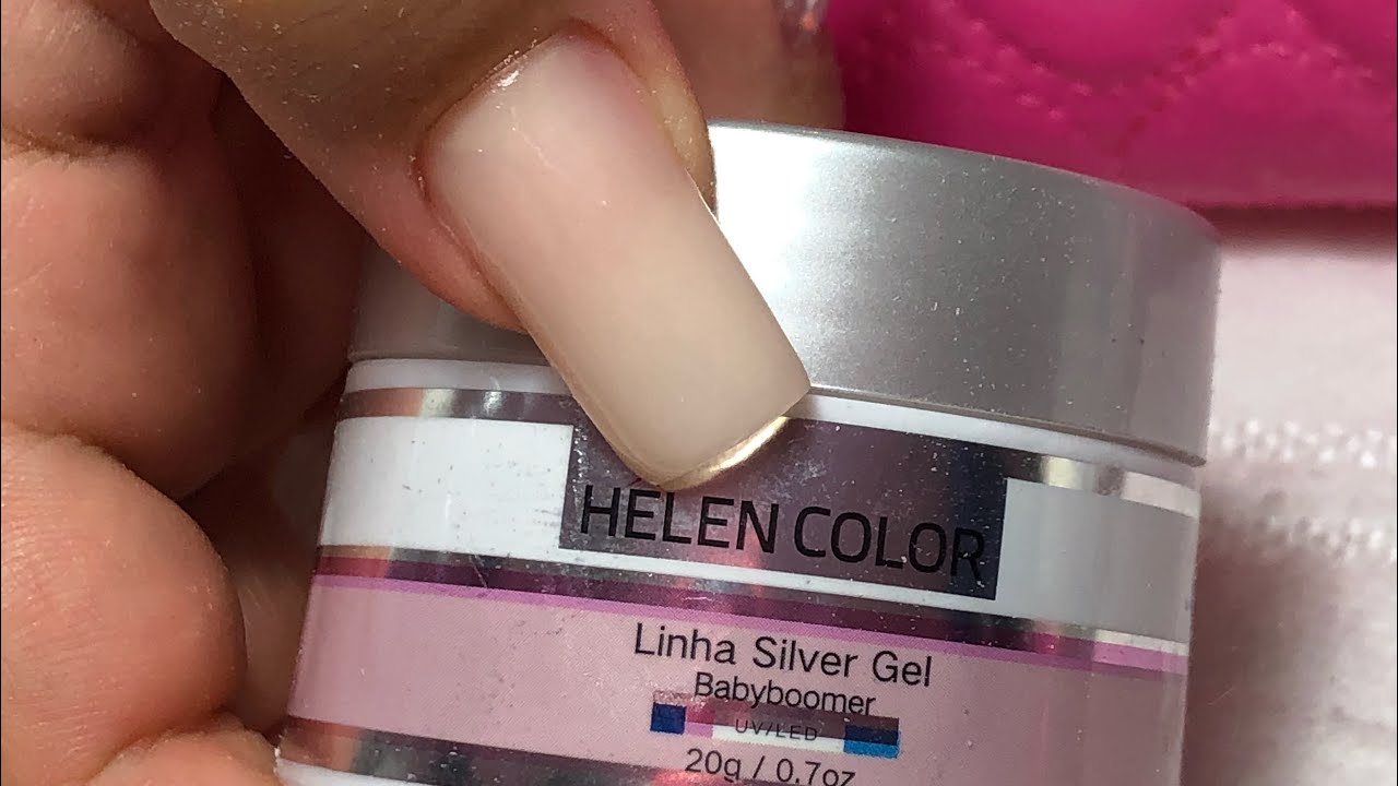 Resenha gel Helen color + tutorial unhas de gel na tips