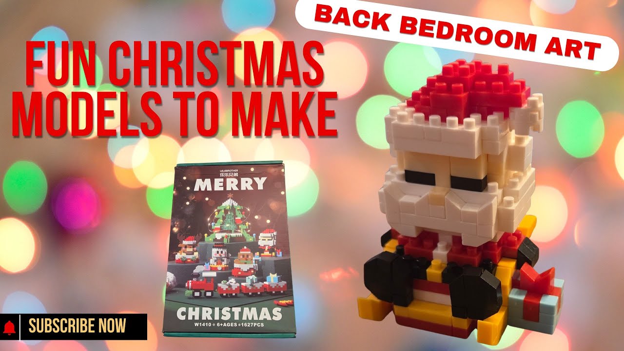 Christmas figurines, ideal for building after Xmas pudding