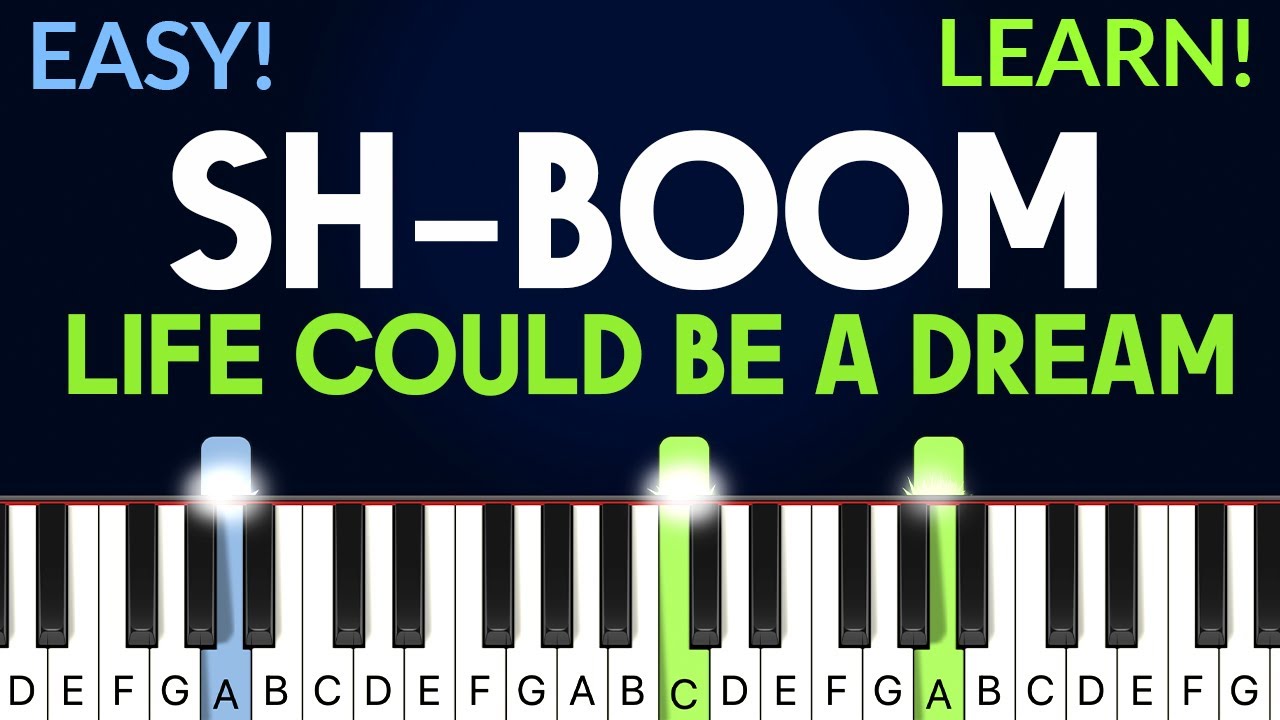 Sh-Boom (Life Could Be A Dream) - The Chords | EASY Piano Tutorial