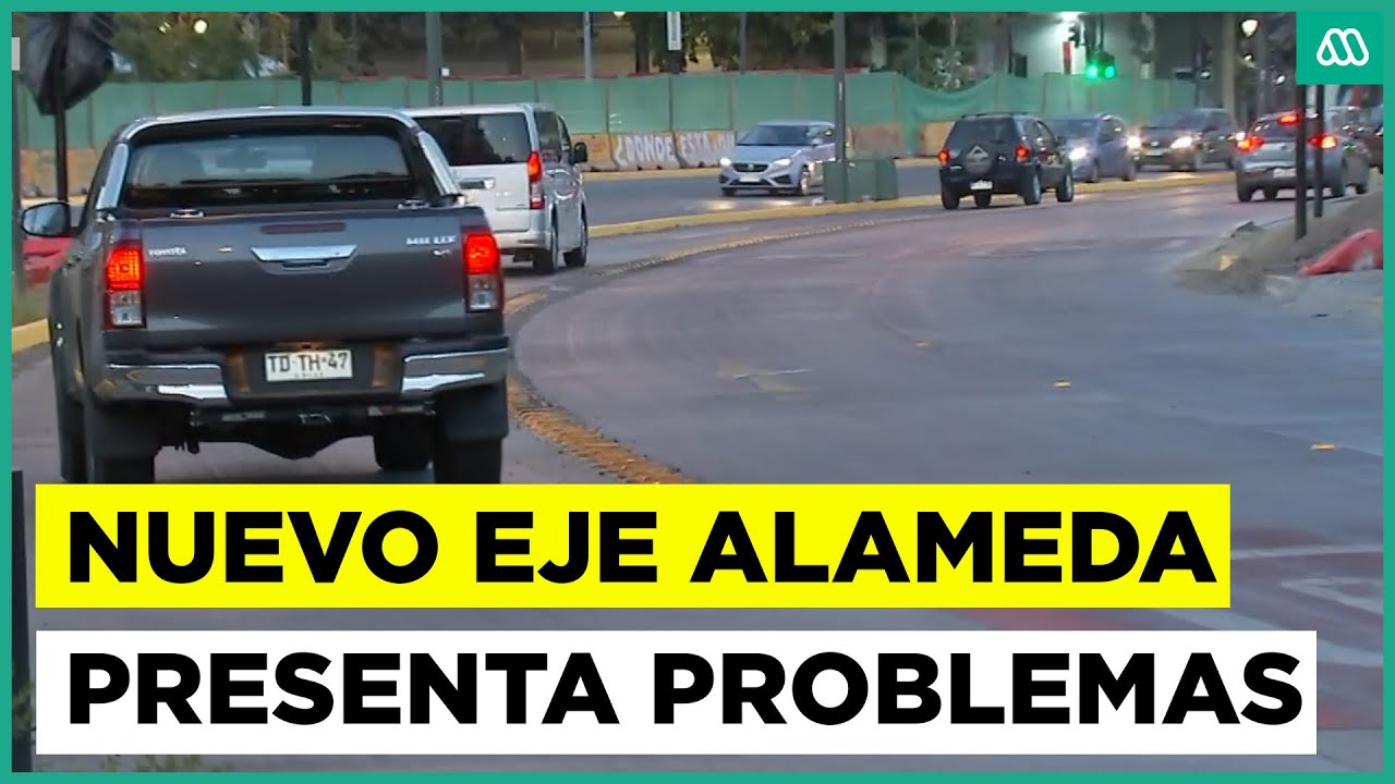 Nuevo eje Alameda presenta problemas en su diseño