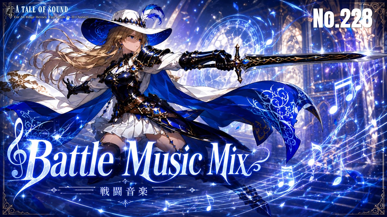 Epic Battle Music MIX | A magnificent Fantasy Mage-Swordsman Battle Symphony | 戦闘音楽 No.228
