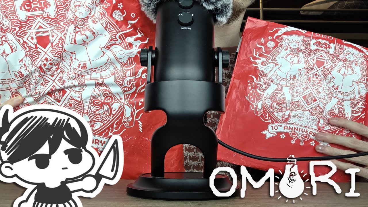 [ASMR] Unboxing Omori Merch ! ~\(≧▽≦)/~