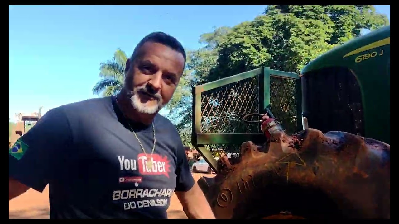 ENSINANDO COMO DESMONTAR UM  PNEU DE TRATOR DO JEITO MAIS FÁCIL