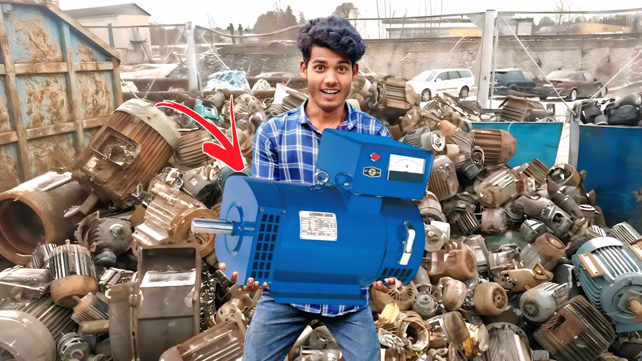 कबाड़ से 5 KVA का Generator बनाया | 4000 Watt. Generator