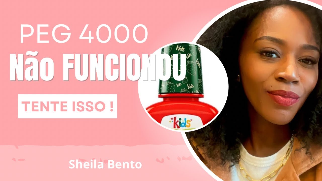 PEG 4000 não funcionou? Tente isso #constipação #laxante #gastrointestinal 