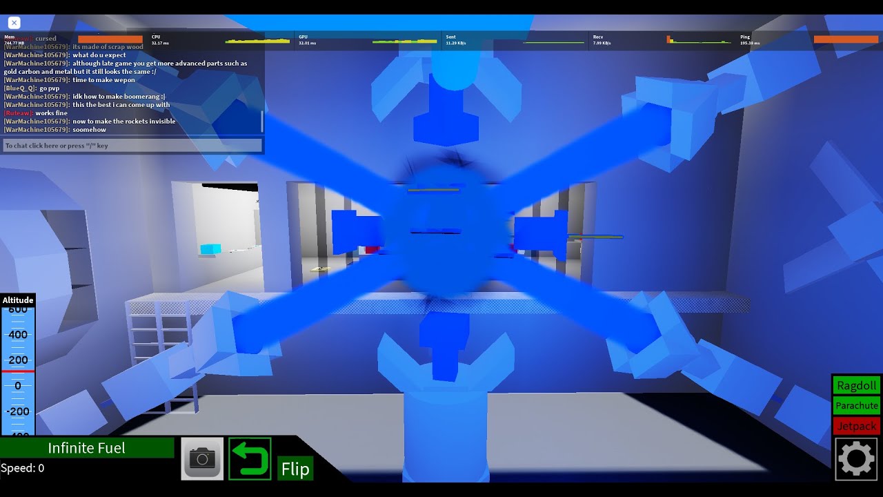 Blue core startup-meltdown (Plane crazy)