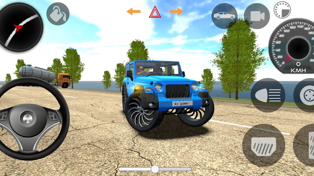 Modified mahindra thar😈games:indian thar   (gadi wala games) car game android game 