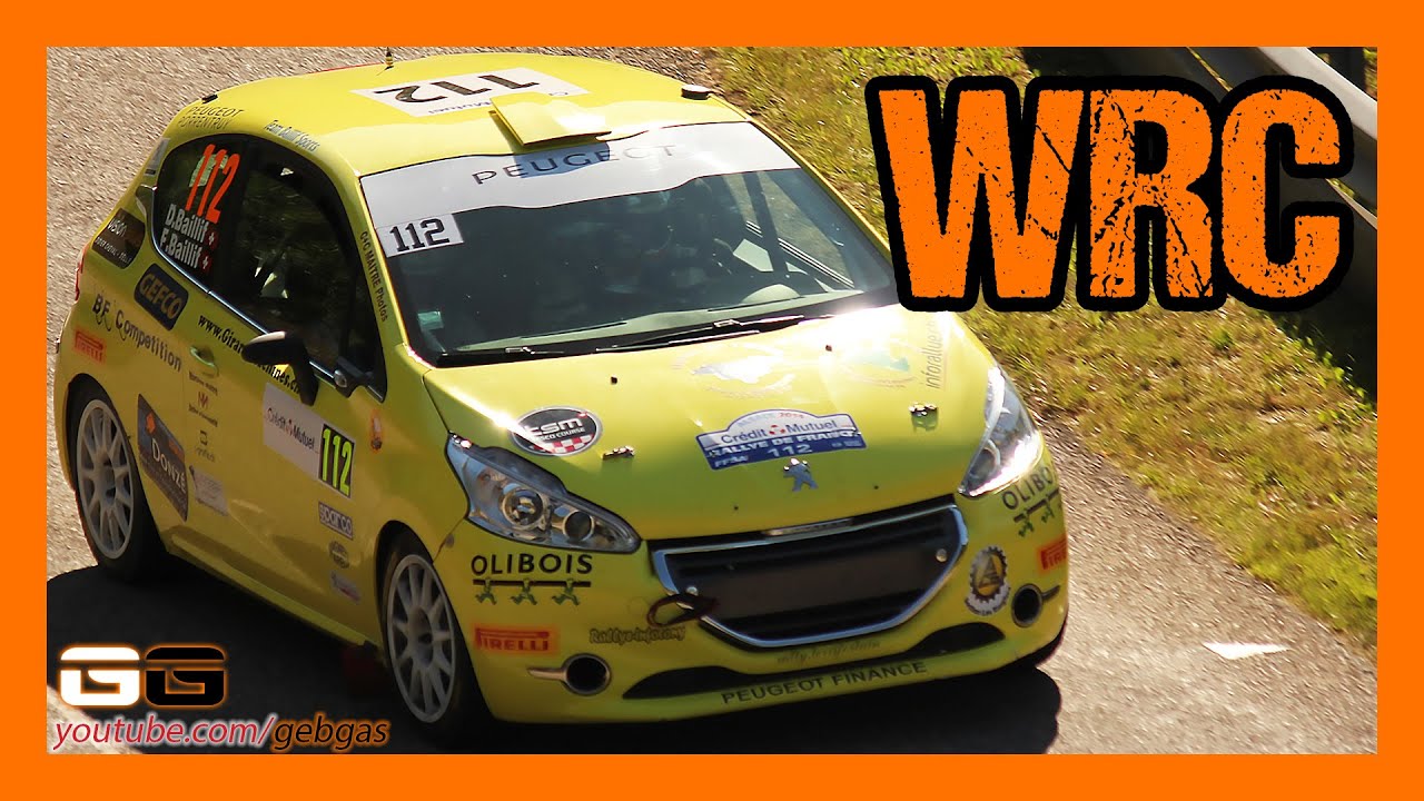 Peugeot 208 VTI - Denis BAILLIF - WRC - 2014 - France Alsace + Fr&eacute;d&eacute;ric BAILLIF