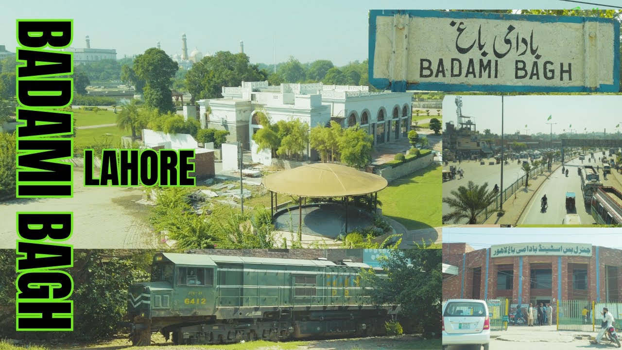 🇵🇰 BADAMI BAGH | LAHORE | lari addah | Walking Tour | 4k | ASMR Railway station