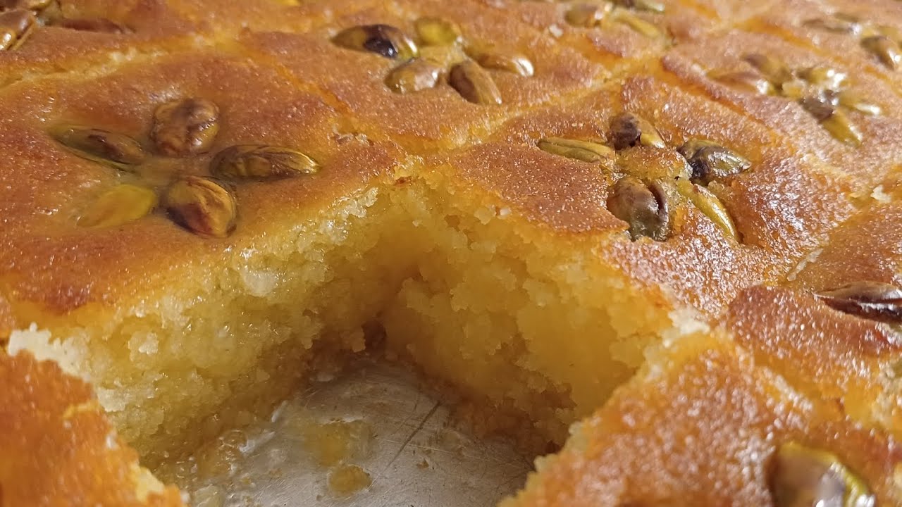 طريقة عمل الهريسة النبكية بخطوات سهلة و مضمونة مية بالمية 