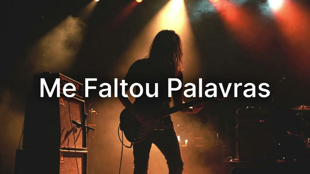 Me Faltou Palavras 💔 | Rock Romântico Emocional | Música de Amor e Saudade