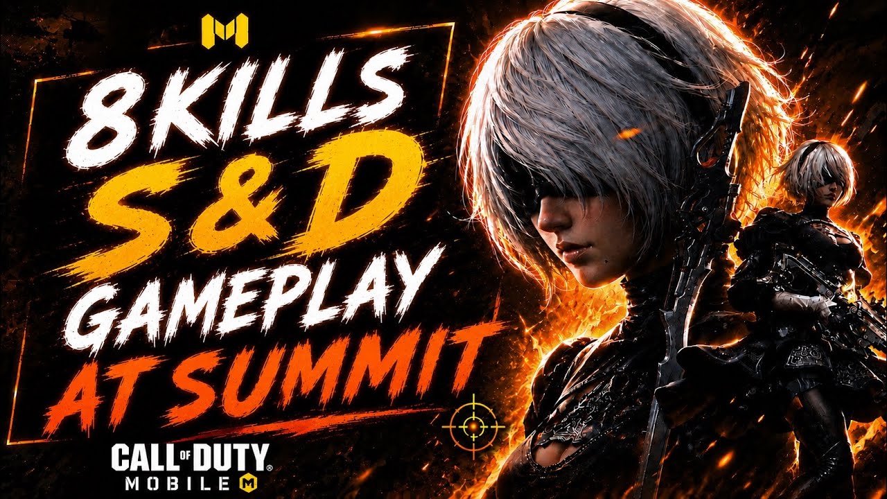 Call Of Duty Mobile : Search and Destroy gameplay at summit with 8 kills 