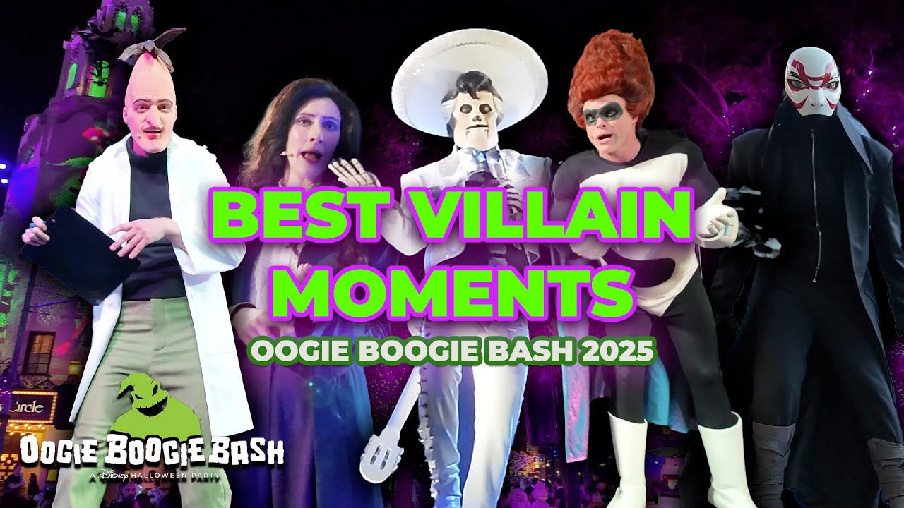 Злодеи Диснея были в шоке на фестивале Oogie Boogie Bash 2025 | Хэллоуин в Диснейленде