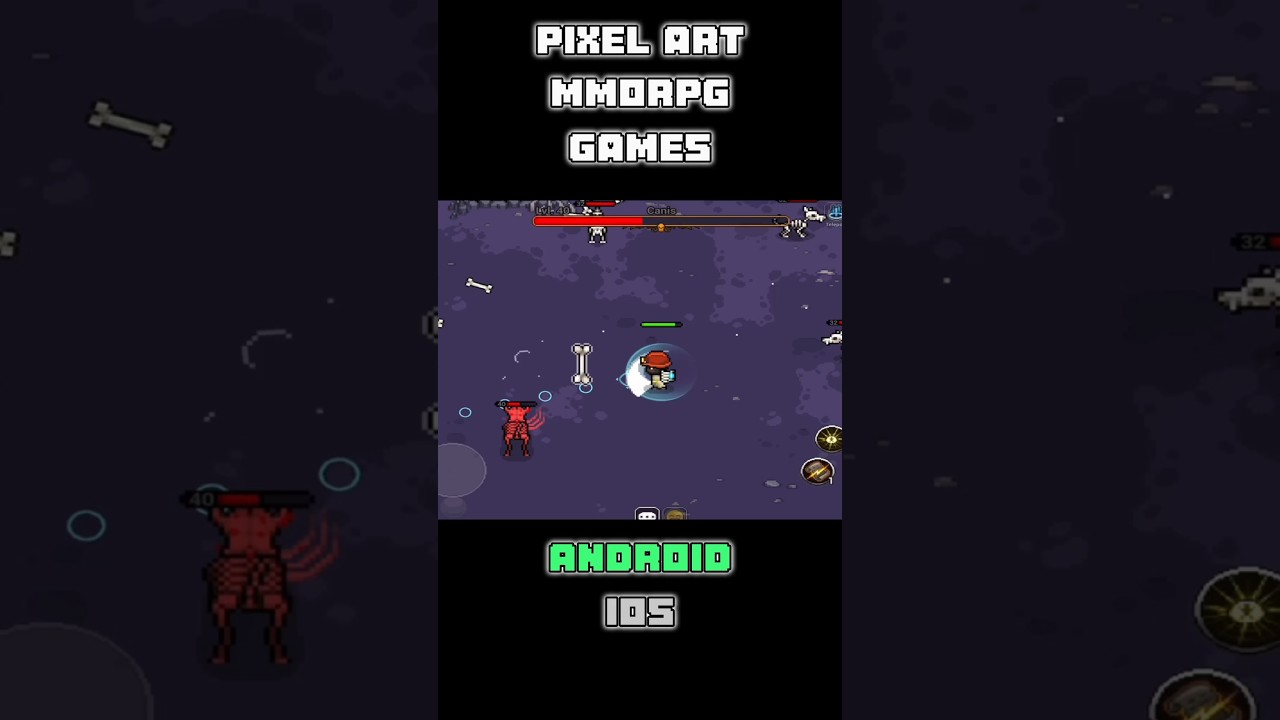 Pixel Art MMORPG games for mobile | Android & IOS #gaming #androidgames #iosgames #pixelartgames