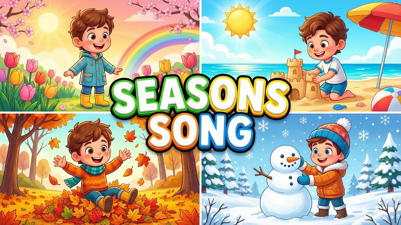 Seasons song for kids| nursery rhymes | learn and enjoy